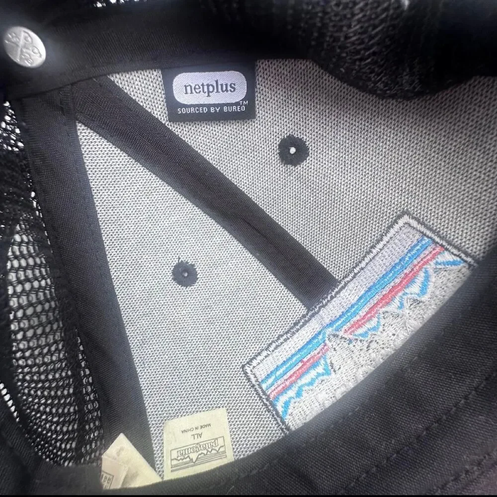 Patagonia Men's Black and Brown Hat